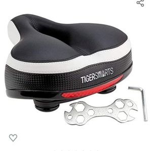 Bike Seat Replacement Padded Comfortable Bicycle Seat Shock Absorbing